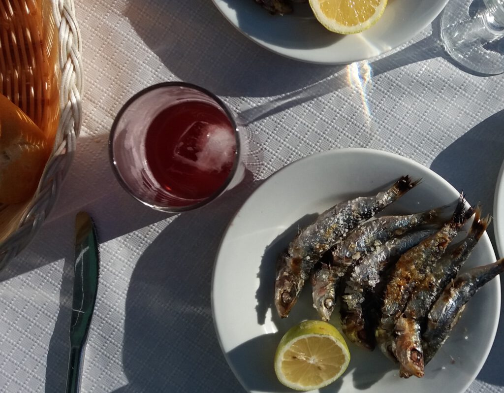 Espetos de sardinas